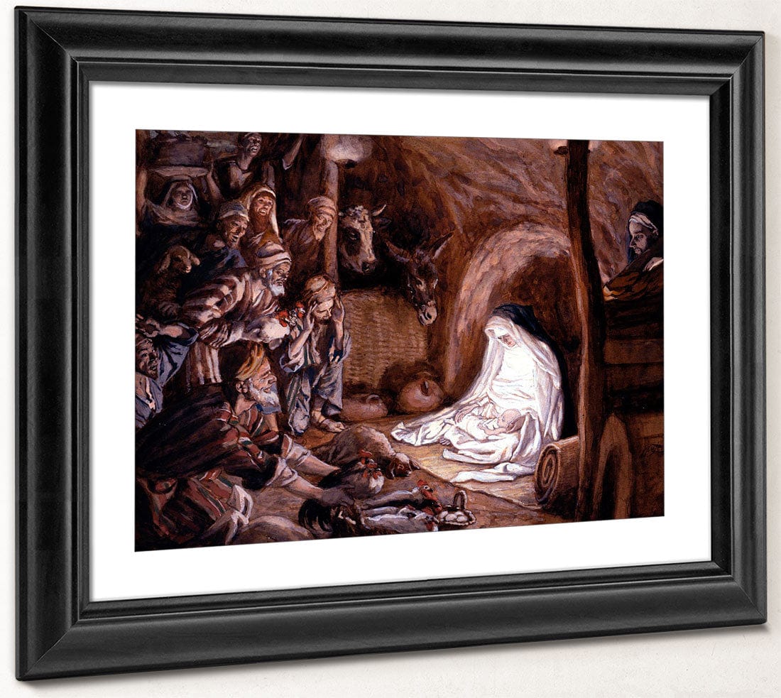 The Adoration Of The Shepherds By James Tissot Fine Art Print 2