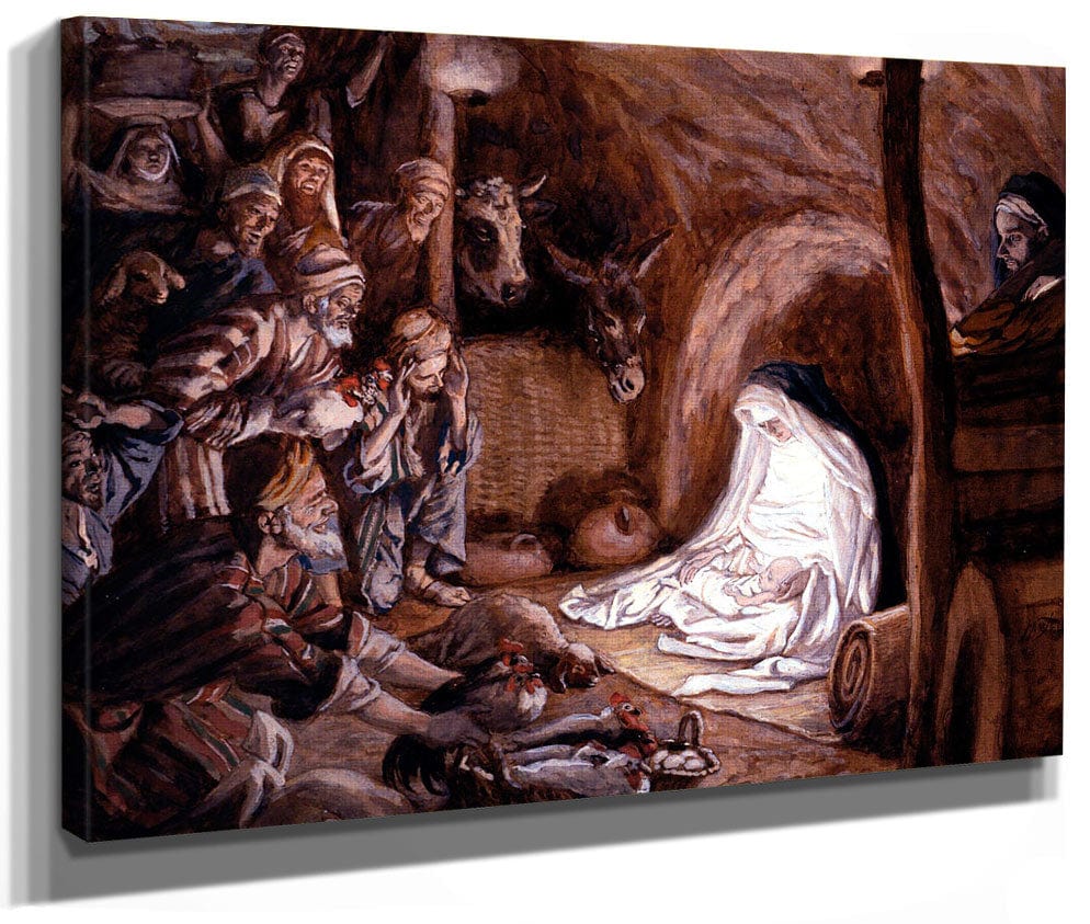 The Adoration Of The Shepherds By James Tissot Fine Art Print 2
