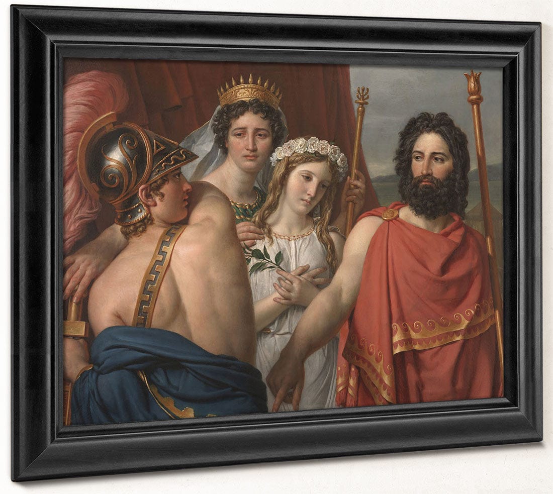 The Anger Of Achilles By Jacques Louis David Fine Art Print 2