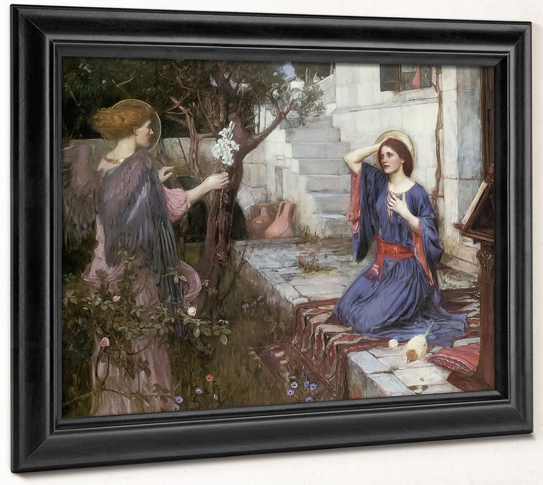 The Annunciation By John Waterhouse Fine Art Print 2