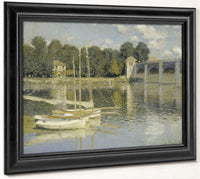 The Argenteuil Bridge By Claude Monet Fine Art Print 2
