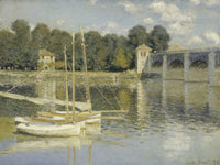 The Argenteuil Bridge By Claude Monet Fine Art Print 2