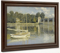 The Argenteuil Bridge By Claude Monet Fine Art Print 2
