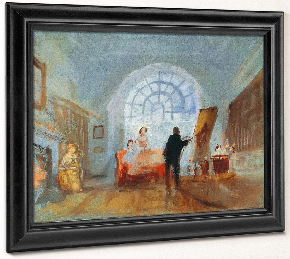 The Artist And His Admirers By Jwm Turner Fine Art Print 2