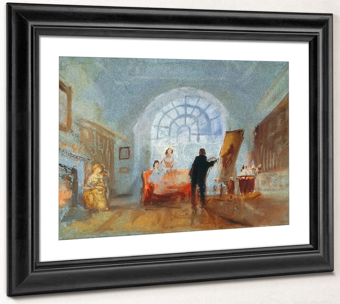 The Artist And His Admirers By Jwm Turner Fine Art Print 2