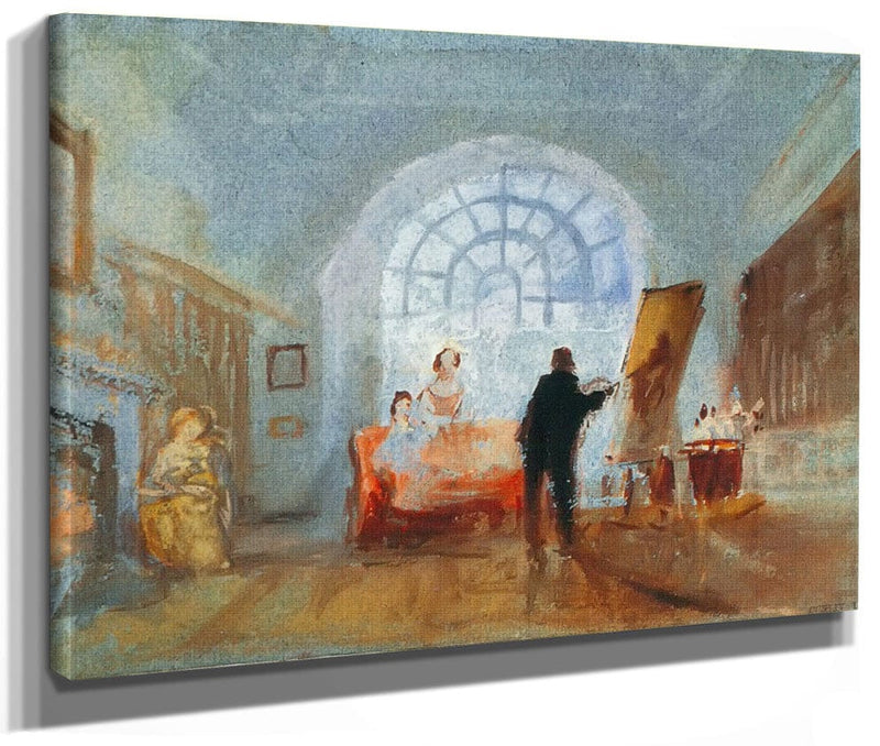 The Artist And His Admirers By Jwm Turner Fine Art Print 2