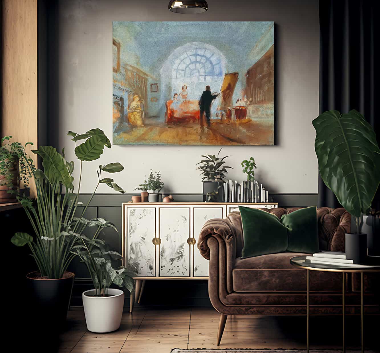 The Artist And His Admirers By Jwm Turner Fine Art Print 2
