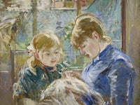 The Artist's Daughter, Julie, With Her Nanny By Berthe Morisot Fine Art Print 2