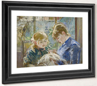 The Artist's Daughter, Julie, With Her Nanny By Berthe Morisot Fine Art Print 2