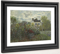 The Artist's Garden In Argenteuil (A Corner Of The Garden With Dahlias) 1 By Claude Monet Fine Art Print 2