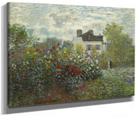 The Artist's Garden In Argenteuil (A Corner Of The Garden With Dahlias) By Claude Monet Fine Art Print 2