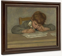 The Artist's Son, Jean Drawing (Jean Renoir Dessinart) By Pierre Auguste Renoir Fine Art Print 2