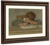 The Artist's Son, Jean Drawing (Jean Renoir Dessinart) By Pierre Auguste Renoir Fine Art Print 2