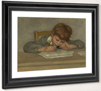 The Artist's Son, Jean Drawing (Jean Renoir Dessinart) By Pierre Auguste Renoir Fine Art Print 2