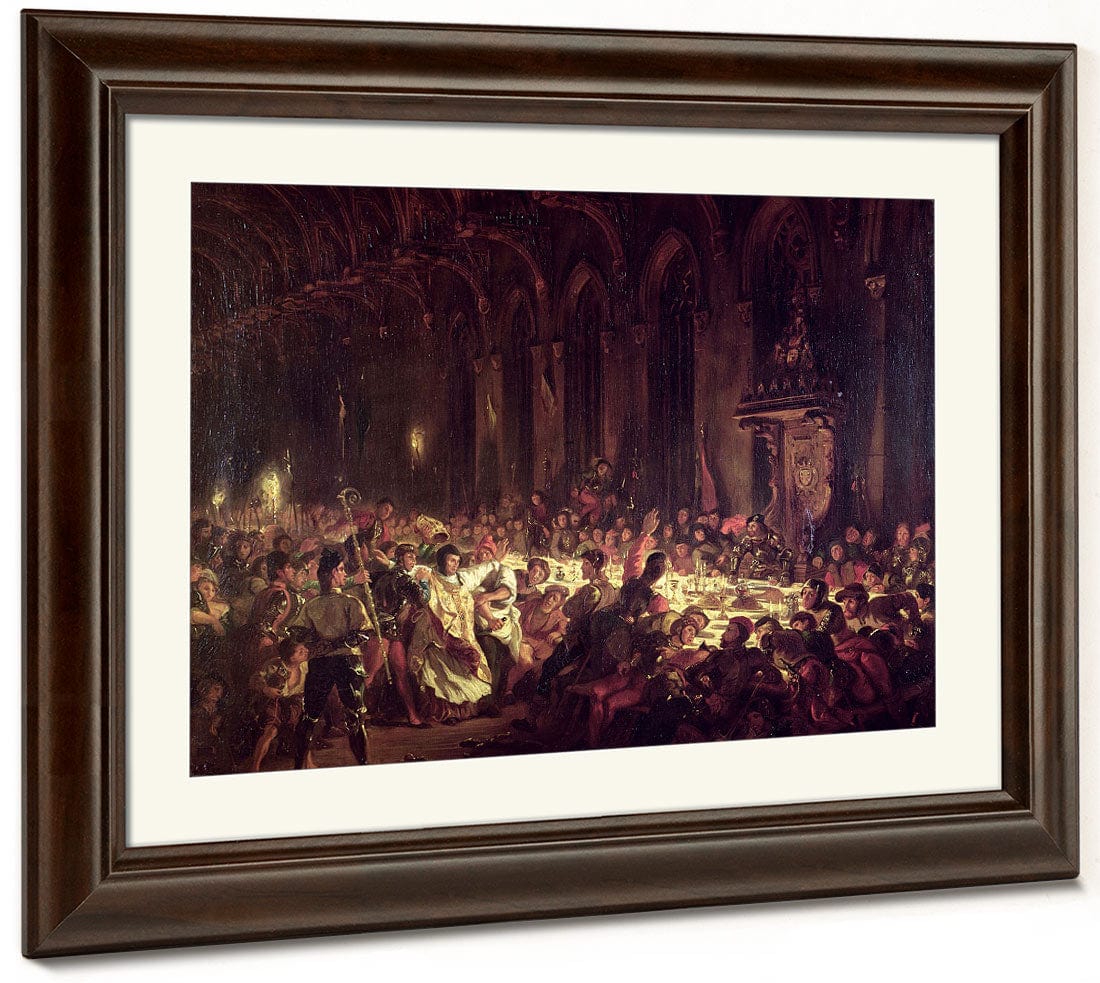 The Assassination Of The Bishop Of Liege By Ferdinand Victor Eugene Delacroix Fine Art Print 2