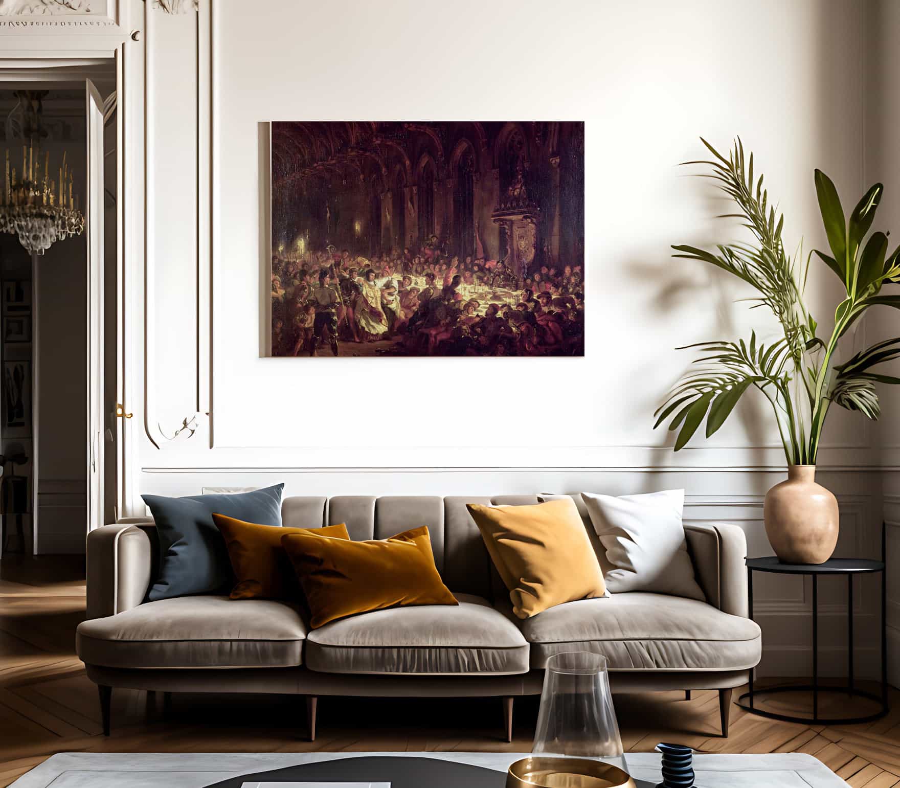 The Assassination Of The Bishop Of Liege By Ferdinand Victor Eugene Delacroix Fine Art Print 2