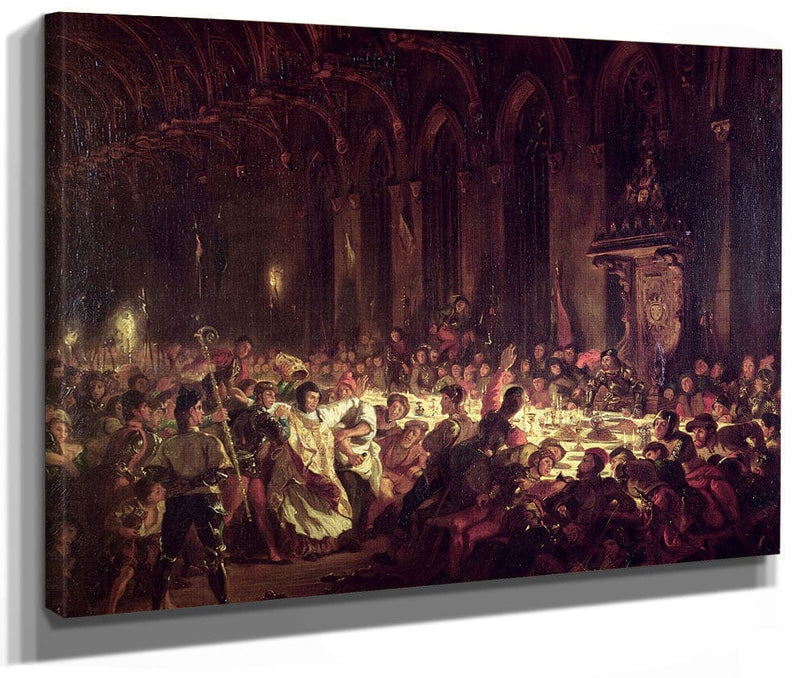 The Assassination Of The Bishop Of Liege By Ferdinand Victor Eugene Delacroix Fine Art Print 2