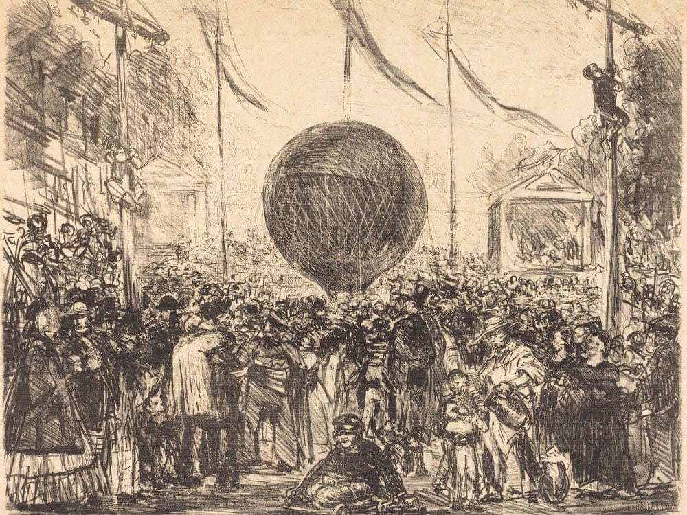 The Balloon By Edouard Manet Fine Art Print 2