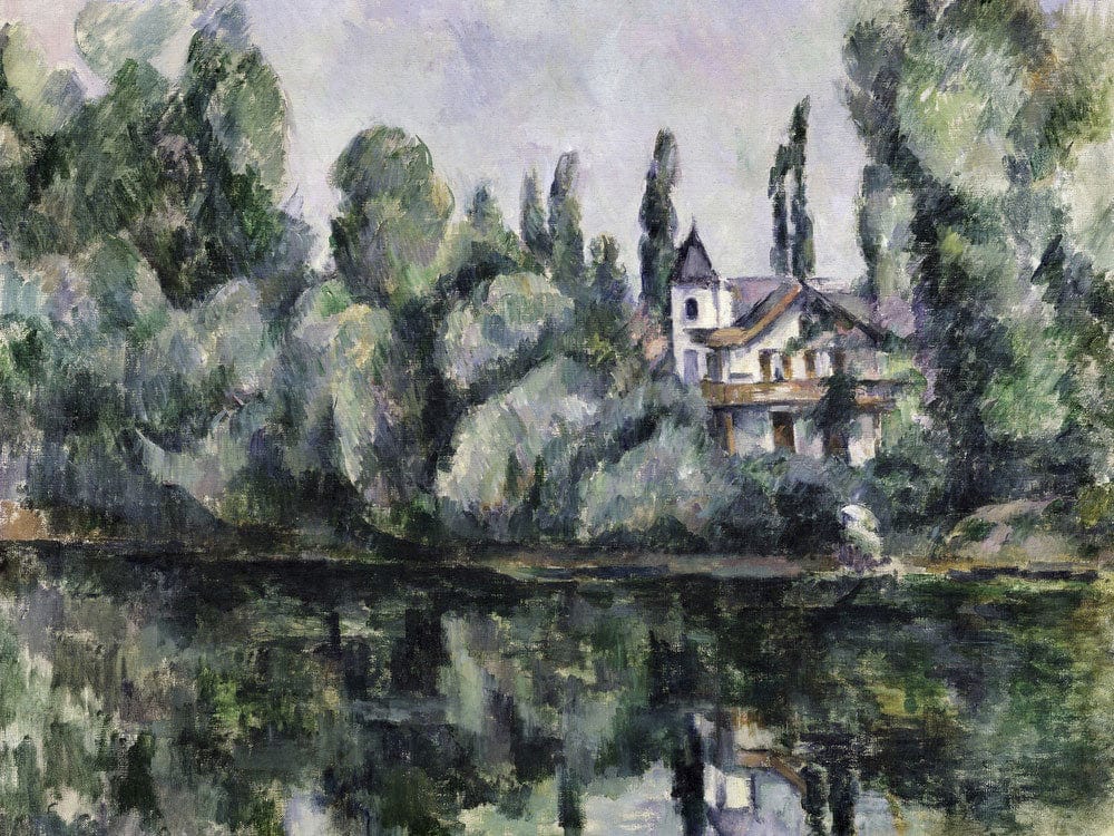 The Banks Of The Marne 1 By Paul Cezanne Fine Art Print 2