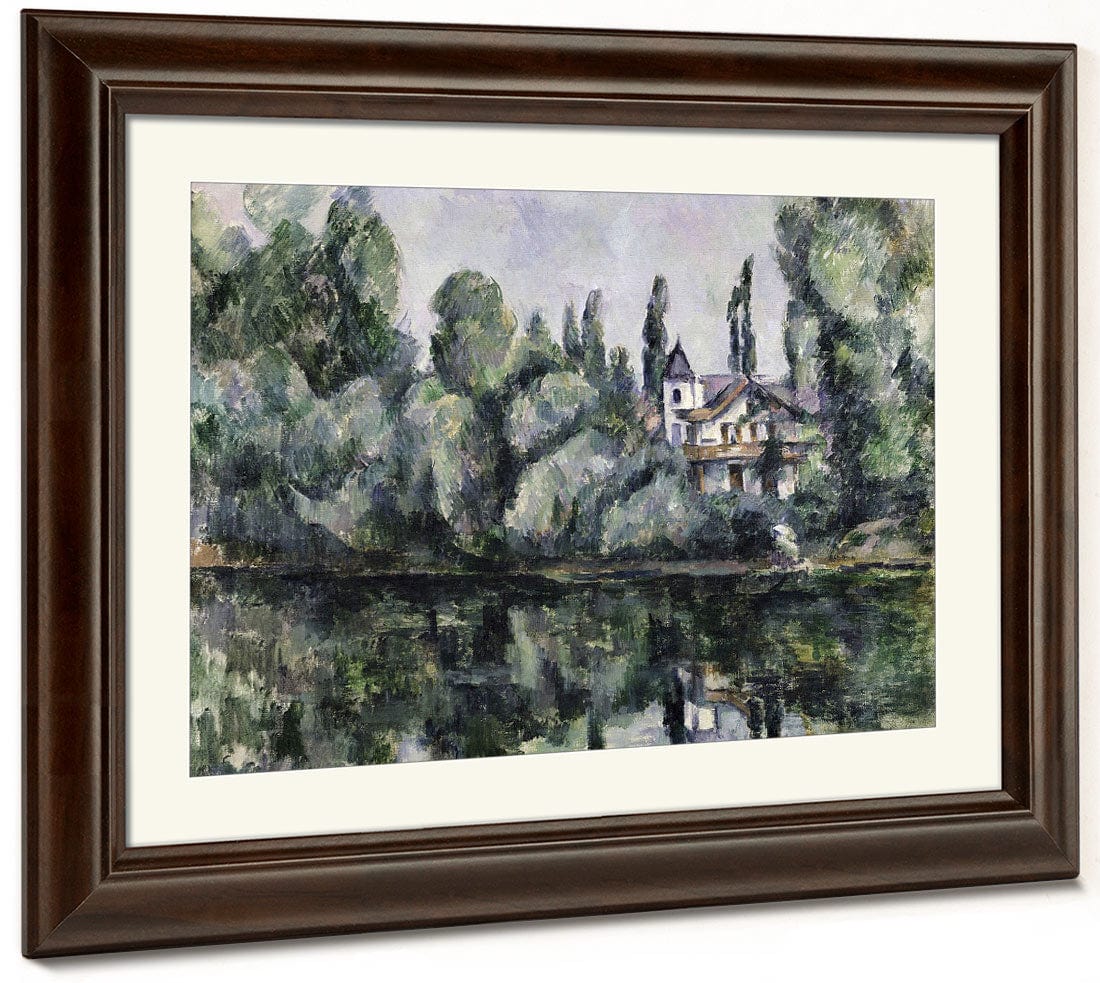 The Banks Of The Marne 9 By Paul Cezanne Fine Art Print 2