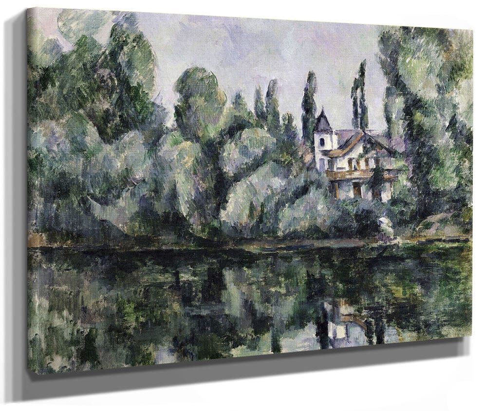 The Banks Of The Marne 9 By Paul Cezanne Fine Art Print 2