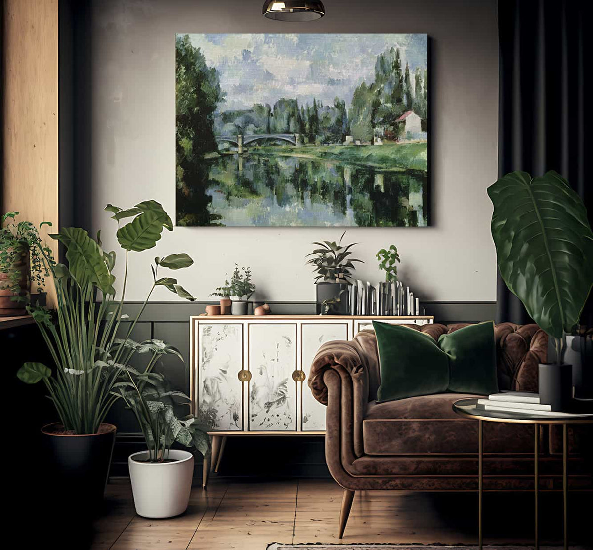 The Banks Of The Marne At Creteil 1 By Paul Cezanne Fine Art Print 2