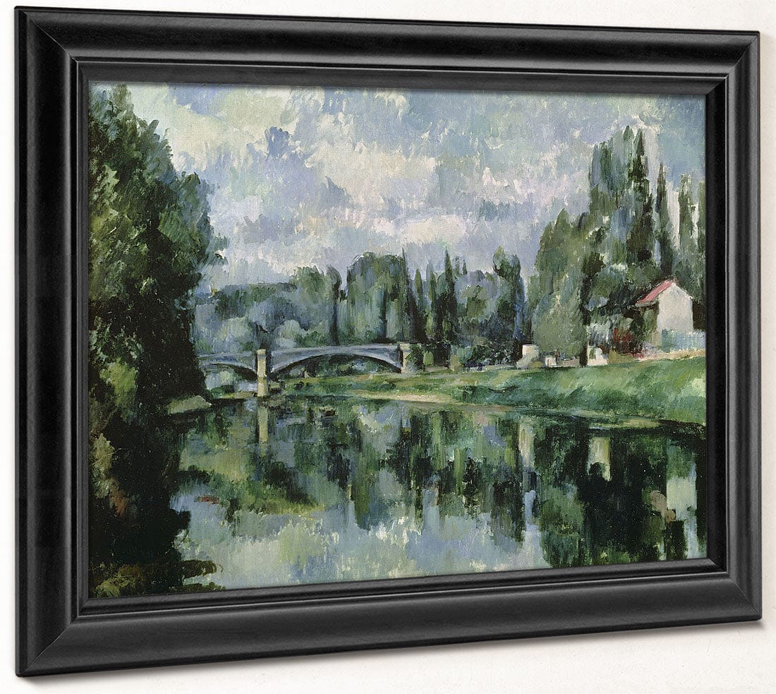 The Banks Of The Marne At Creteil By Paul Cezanne Fine Art Print 2