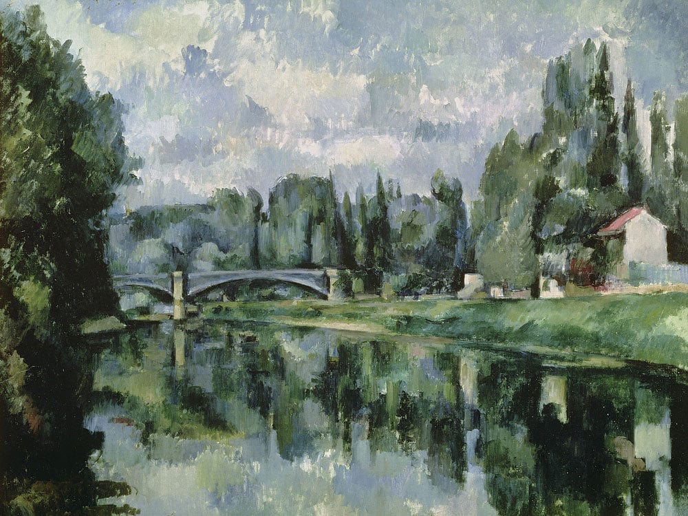The Banks Of The Marne At Creteil By Paul Cezanne Fine Art Print 2