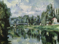 The Banks Of The Marne At Creteil By Paul Cezanne Fine Art Print 2