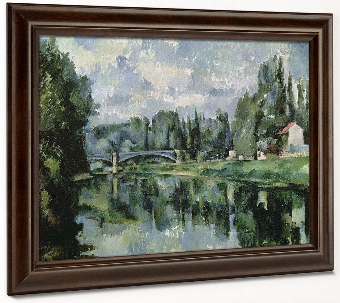 The Banks Of The Marne At Creteil By Paul Cezanne Fine Art Print 2
