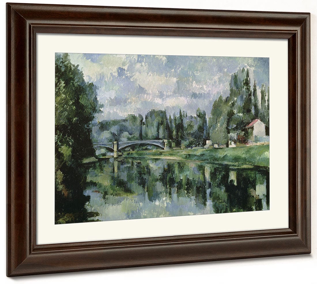 The Banks Of The Marne At Creteil By Paul Cezanne Fine Art Print 2