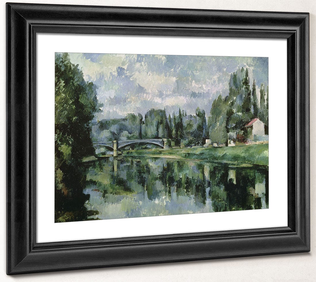 The Banks Of The Marne At Creteil By Paul Cezanne Fine Art Print 2