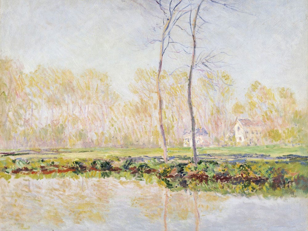 The Banks Of The River Epte At Giverny By Claude Monet Fine Art Print 2