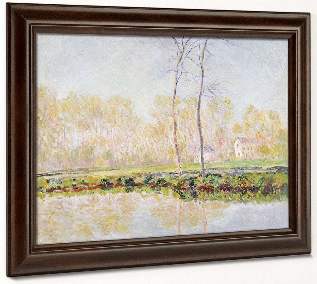 The Banks Of The River Epte At Giverny By Claude Monet Fine Art Print 2
