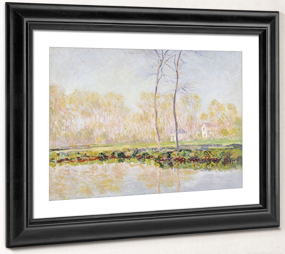 The Banks Of The River Epte At Giverny By Claude Monet Fine Art Print 2