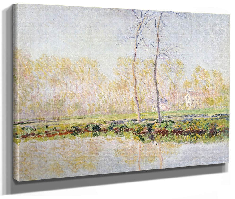 The Banks Of The River Epte At Giverny By Claude Monet Fine Art Print 2