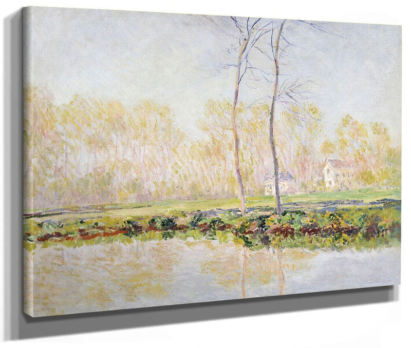 The Banks Of The River Epte At Giverny By Claude Monet Fine Art Print 2