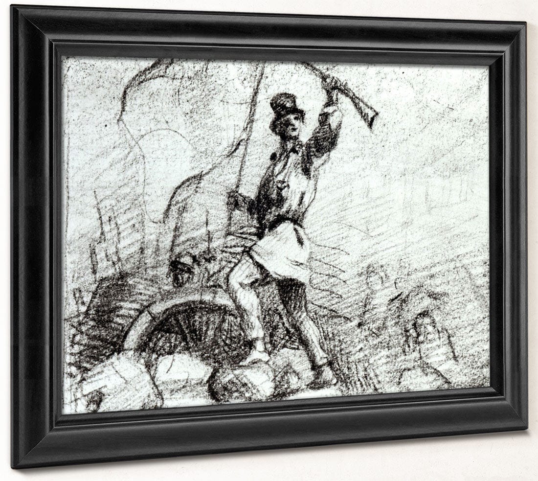 The Barricade By Jean Desire Gustave Courbet Fine Art Print 2