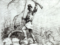 The Barricade By Jean Desire Gustave Courbet Fine Art Print 2