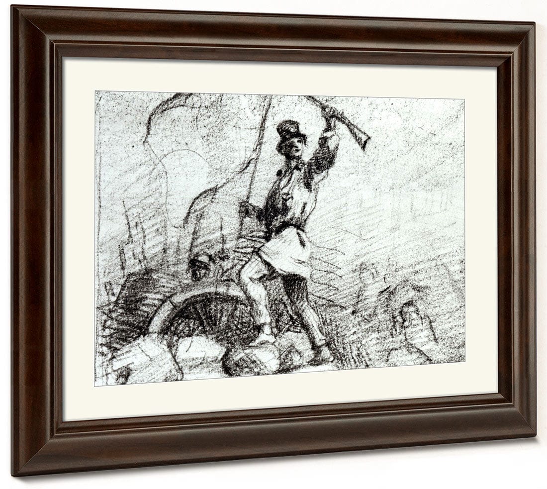 The Barricade By Jean Desire Gustave Courbet Fine Art Print 2