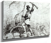 The Barricade By Jean Desire Gustave Courbet Fine Art Print 2