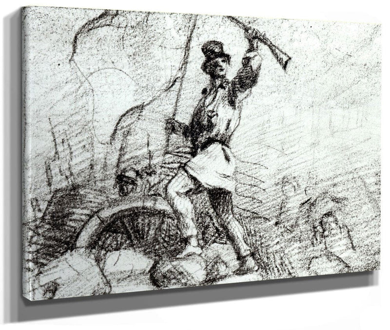 The Barricade By Jean Desire Gustave Courbet Fine Art Print 2