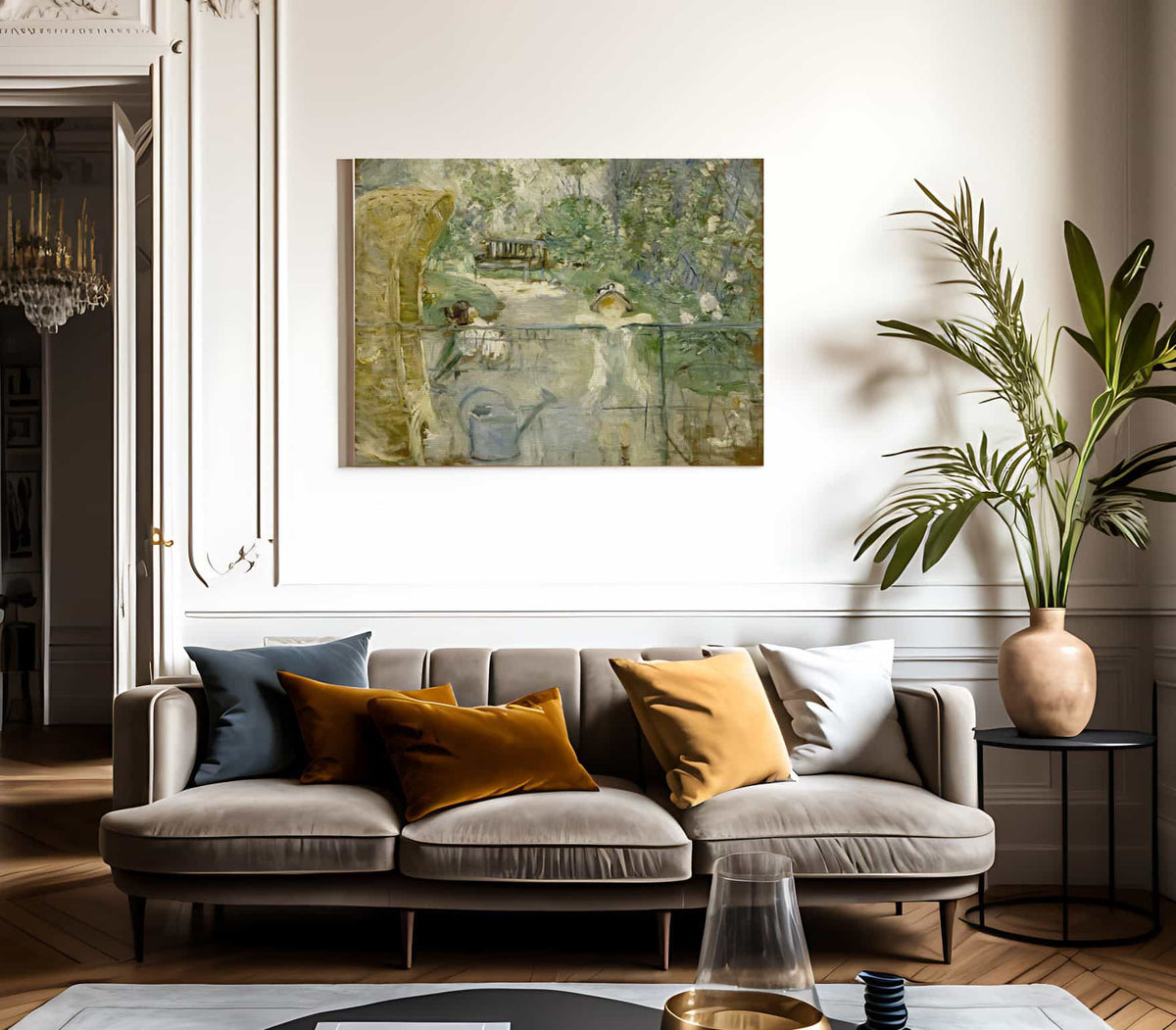 The Basket Chair By Berthe Morisot Fine Art Print 2