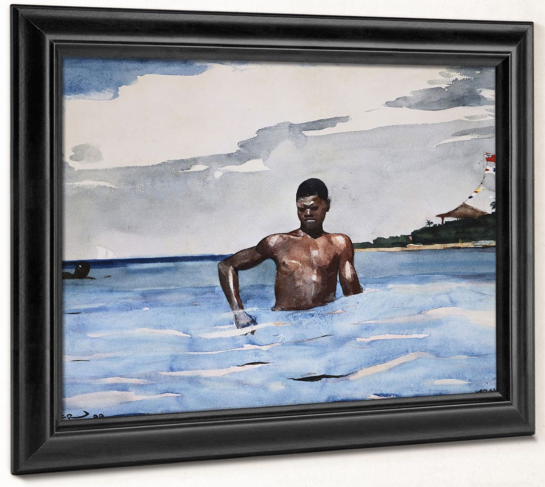 The Bather By Winslow Homer Fine Art Print 2