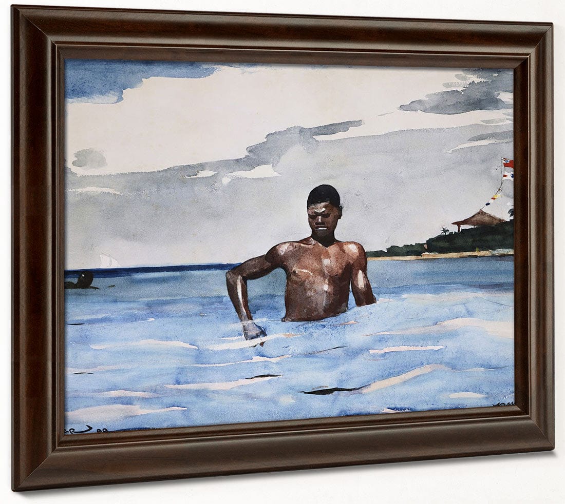 The Bather By Winslow Homer Fine Art Print 2