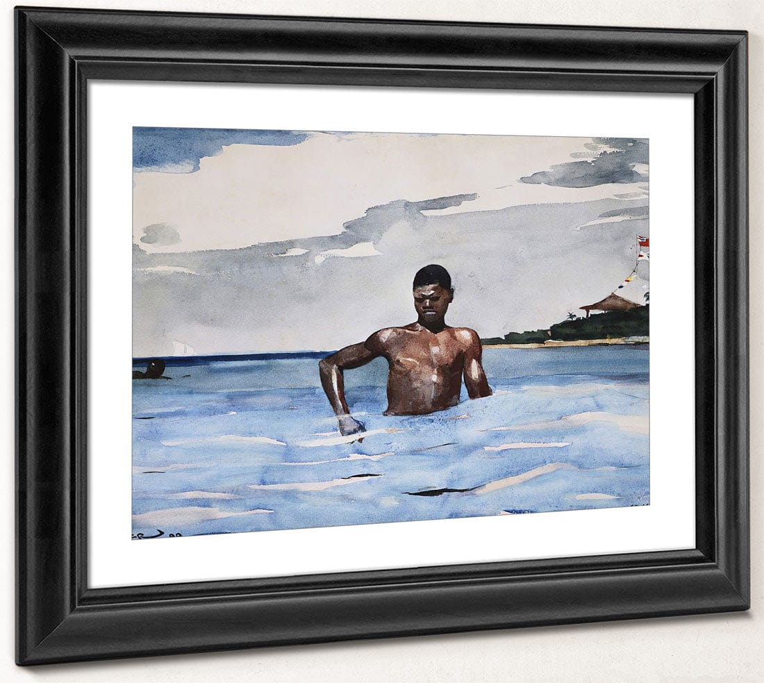 The Bather By Winslow Homer Fine Art Print 2