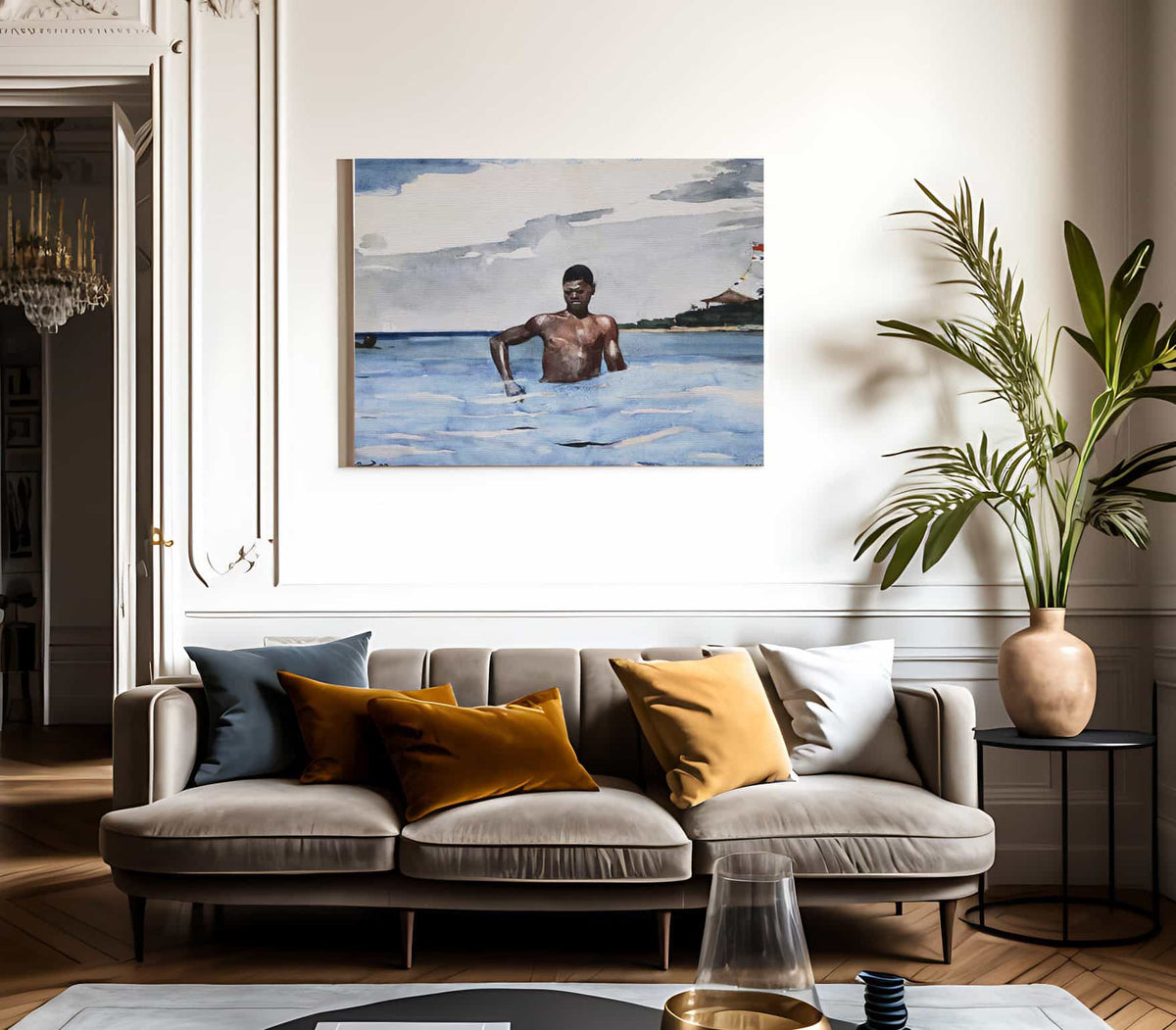 The Bather By Winslow Homer Fine Art Print 2