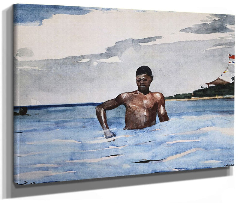 The Bather By Winslow Homer Fine Art Print 2