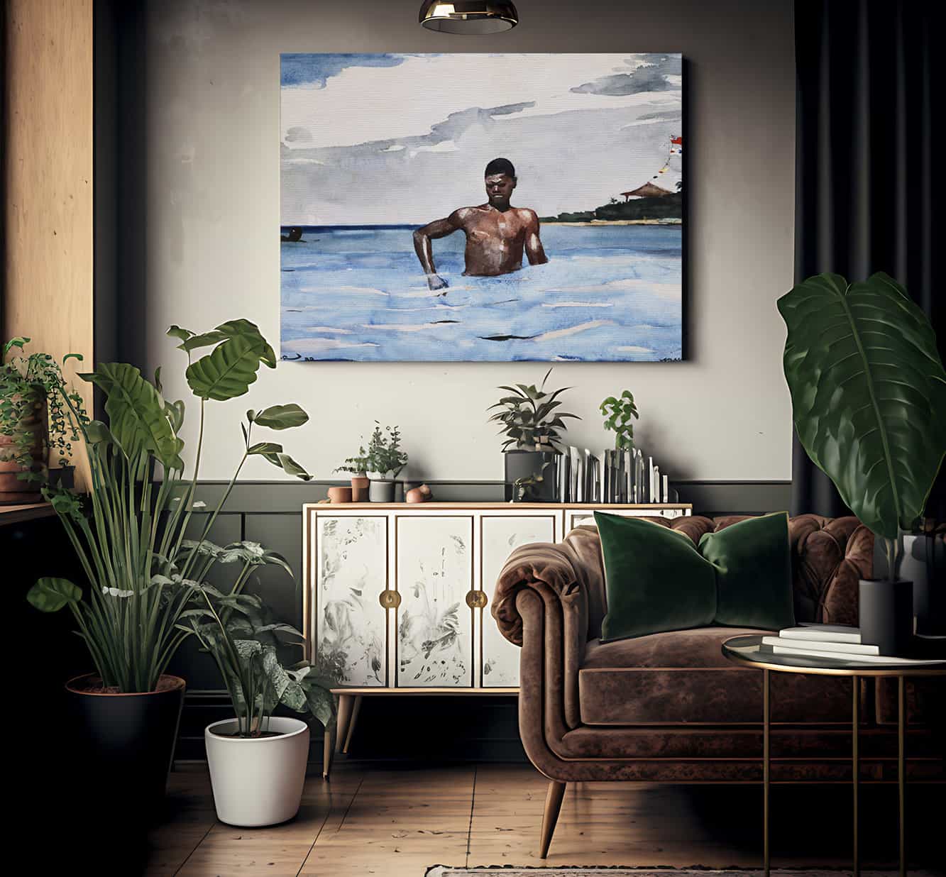 The Bather By Winslow Homer Fine Art Print 2