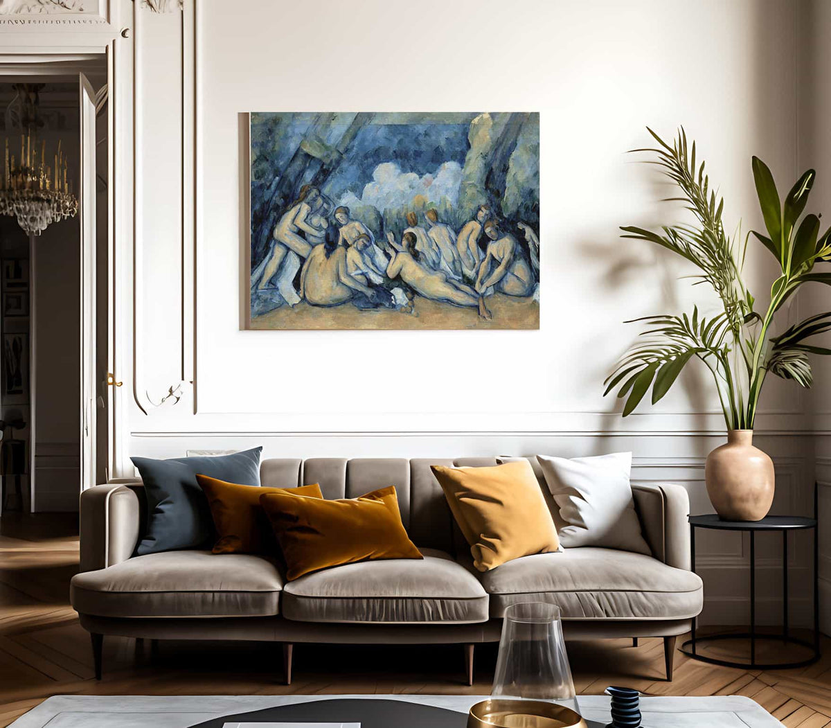 The Bathers 1 By Paul Cezanne Fine Art Print 2
